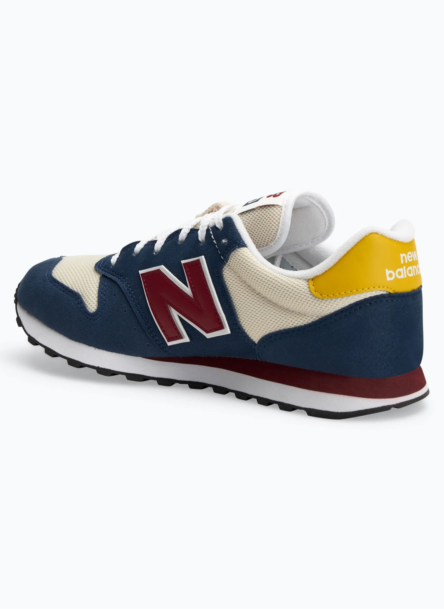 New Balance 500 мужские | Цвет - синий, желтый, красный | Артикул GM500RTB