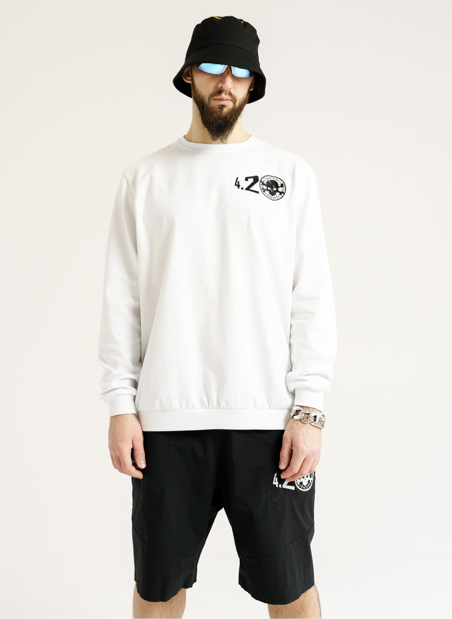 Свитшот мужской 4.20, OneSize 48-52
