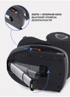 Детское автокресло Rant Helix isofix для роста 40-150 см | Бежевое | Группа 0-1-2-3 (до 36 кг) | С поворотной базой