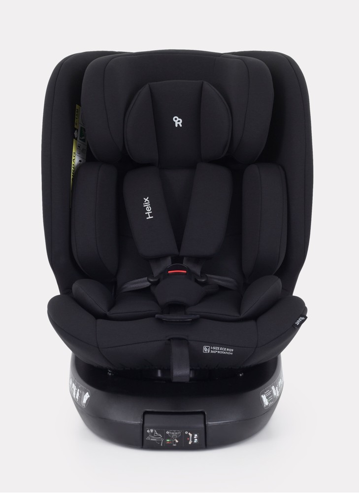 Детское автокресло Rant Helix Isofix для роста 40-150 см | Черное | Группа 0-1-2-3 (до 36 кг) | С поворотной базой