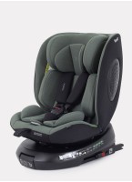 Детское автокресло Rant Helix Isofix для роста 40-150 см | Зеленое | Группа 0-1-2-3 (до 36 кг) | С поворотной базой
