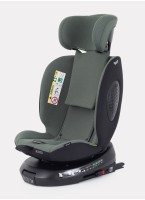 Детское автокресло Rant Helix Isofix для роста 40-150 см | Зеленое | Группа 0-1-2-3 (до 36 кг) | С поворотной базой