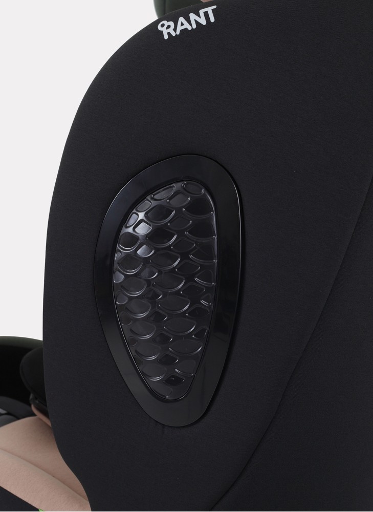 Детское автокресло Rant Helix Isofix для роста 40-150 см | Зеленое | Группа 0-1-2-3 (до 36 кг) | С поворотной базой