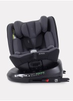 Детское автокресло Rant Helix Isofix для роста 40-150 см | Серая | Группа 0-1-2-3 (до 36 кг) | С поворотной базой