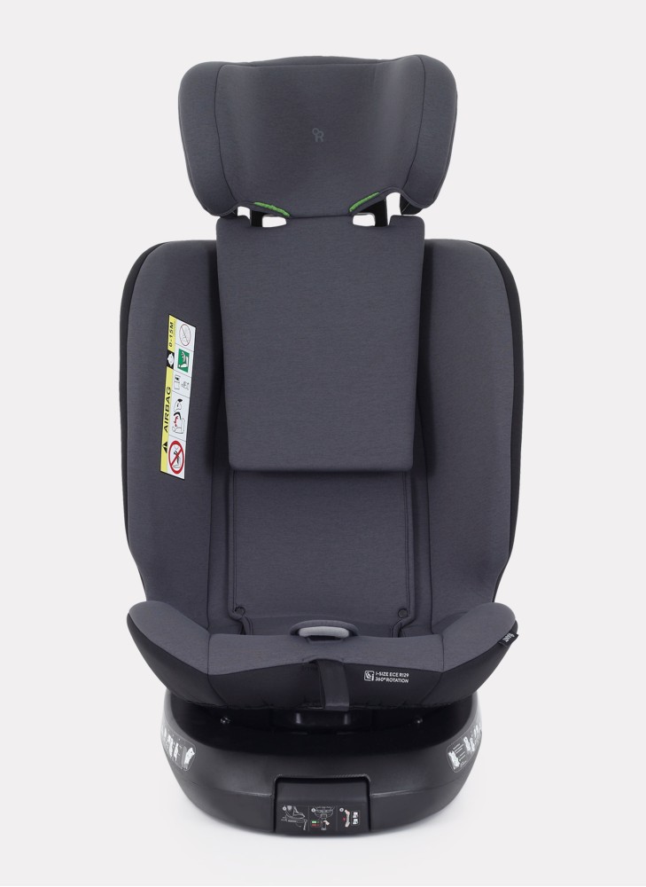 Детское автокресло Rant Helix Isofix для роста 40-150 см | Серая | Группа 0-1-2-3 (до 36 кг) | С поворотной базой