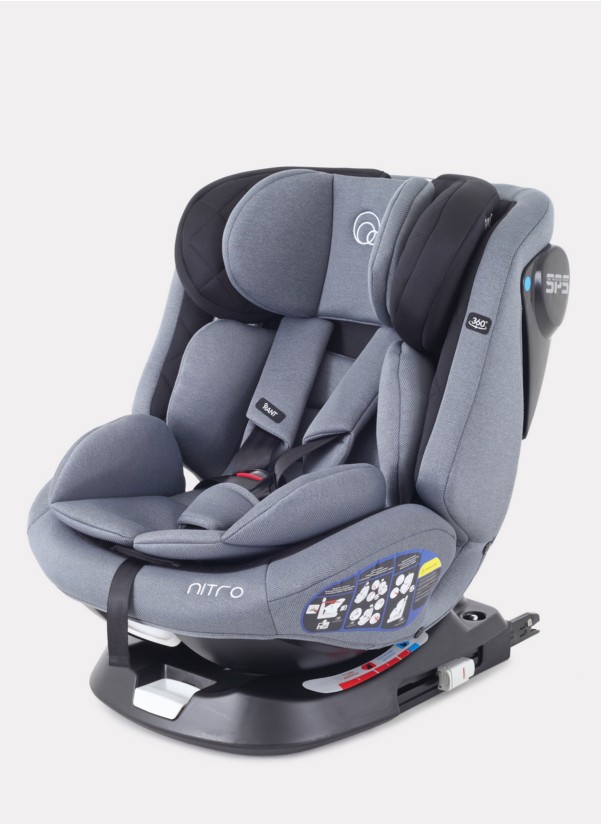 Автокресло RANT UB619 NITRO Grey/Black