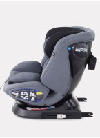 Детское автокресло Rant Nitro Isofix| Рост детей 40-145 см | Черное/Серое | Группа 0-1-2-3 (0 - 36 кг) | С поворотной базой на 360