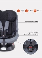 Детское автокресло Rant Nitro Isofix| Рост детей 40-145 см | Черное/Серое | Группа 0-1-2-3 (0 - 36 кг) | С поворотной базой на 360
