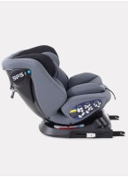 Детское автокресло Rant Nitro Isofix| Рост детей 40-145 см | Черное/Серое | Группа 0-1-2-3 (0 - 36 кг) | С поворотной базой на 360