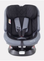 Детское автокресло Rant Nitro Isofix| Рост детей 40-145 см | Черное/Серое | Группа 0-1-2-3 (0 - 36 кг) | С поворотной базой на 360