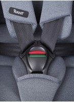 Детское автокресло Rant Nitro Isofix| Рост детей 40-145 см | Черное/Серое | Группа 0-1-2-3 (0 - 36 кг) | С поворотной базой на 360