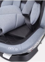 Детское автокресло Rant Nitro Isofix| Рост детей 40-145 см | Черное/Серое | Группа 0-1-2-3 (0 - 36 кг) | С поворотной базой на 360