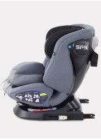 Детское автокресло Rant Nitro Isofix| Рост детей 40-145 см | Черное/Серое | Группа 0-1-2-3 (0 - 36 кг) | С поворотной базой на 360