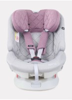 Детское автокресло Rant Nitro Isofix| Рост детей 40-145 см | Серый и Розовый | Группа 0-1-2-3 (0 - 36 кг) | С поворотной базой на 360