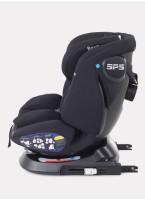 Детское автокресло Rant Nitro Isofix| Рост детей 40-145 см | Черное | Группа 0-1-2-3 (0 - 36 кг) | С поворотной базой на 360