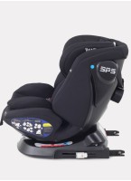 Детское автокресло Rant Nitro Isofix| Рост детей 40-145 см | Черное | Группа 0-1-2-3 (0 - 36 кг) | С поворотной базой на 360