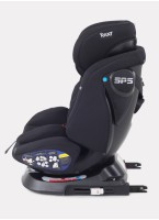 Детское автокресло Rant Nitro Isofix| Рост детей 40-145 см | Черное | Группа 0-1-2-3 (0 - 36 кг) | С поворотной базой на 360