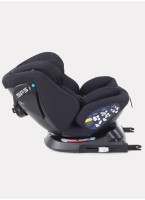 Детское автокресло Rant Nitro Isofix| Рост детей 40-145 см | Черное | Группа 0-1-2-3 (0 - 36 кг) | С поворотной базой на 360
