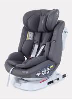 Детское автокресло Rant Nitro Isofix| Рост детей 40-145 см | Серое | Группа 0-1-2-3 (0 - 36 кг) | С поворотной базой на 360