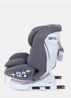 Детское автокресло Rant Nitro Isofix| Рост детей 40-145 см | Серое | Группа 0-1-2-3 (0 - 36 кг) | С поворотной базой на 360