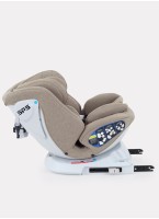 Детское автокресло Rant Nitro Isofix| Рост детей 40-145 см | Бежевое | Группа 0-1-2-3 (0 - 36 кг) | С поворотной базой на 360