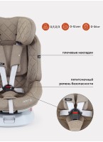 Детское автокресло Rant Nitro Isofix| Рост детей 40-145 см | Бежевое | Группа 0-1-2-3 (0 - 36 кг) | С поворотной базой на 360