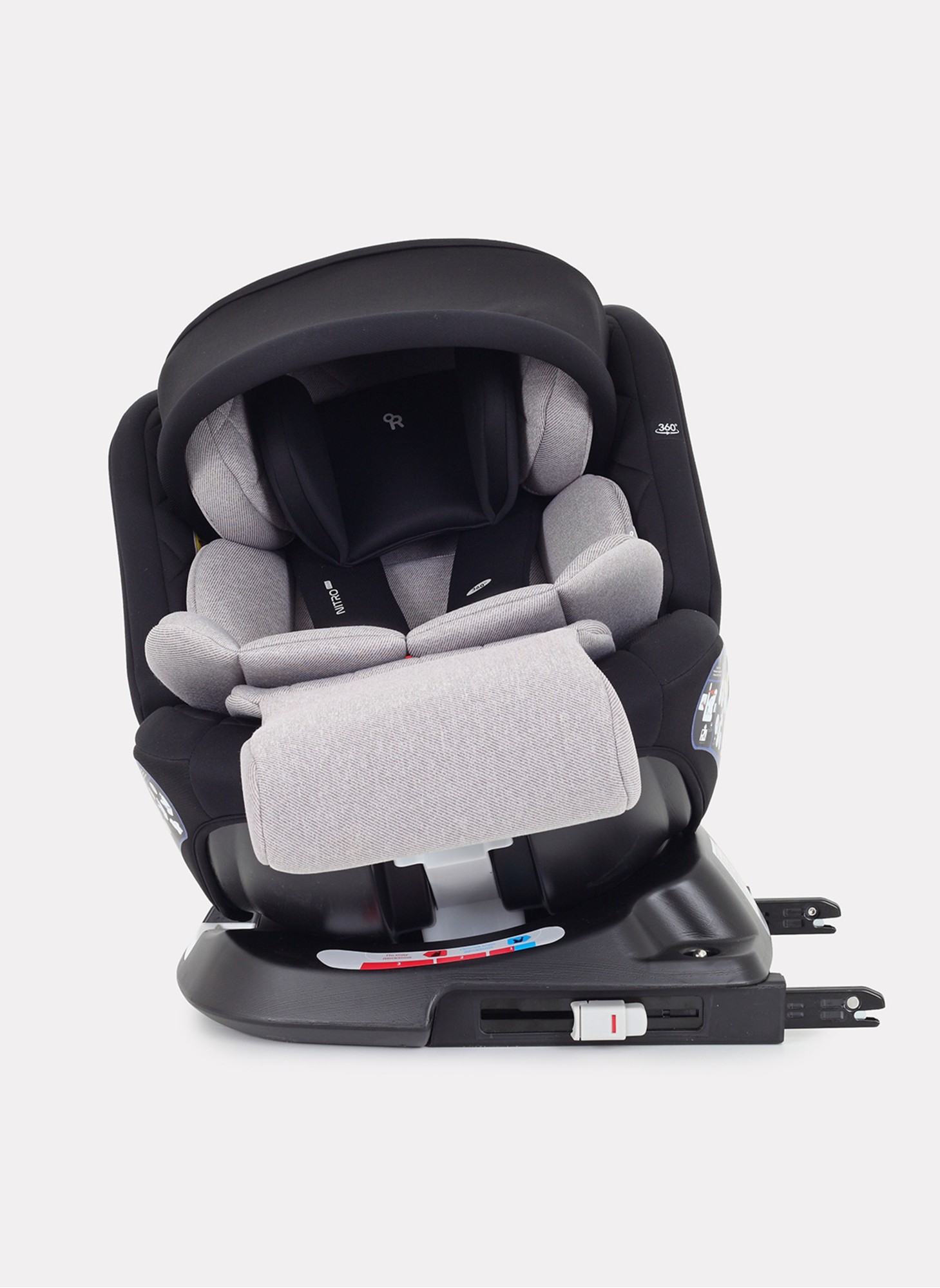 Детское автокресло Rant Nitro Plus  Isofix| Рост детей 40-150 см | Бежевое| Группа 0-1-2-3 (0 - 36 кг) | С поворотной базой на 360