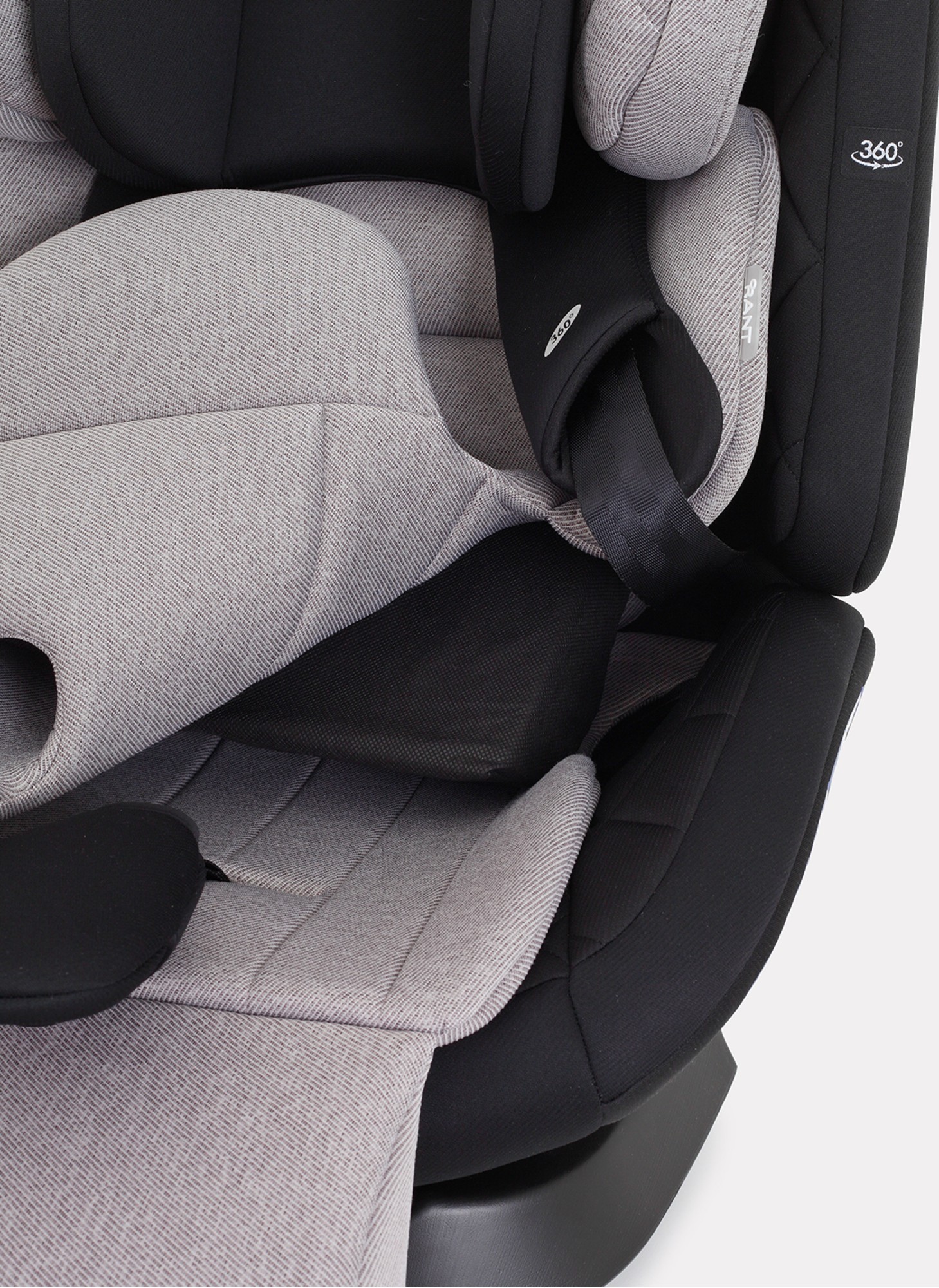 Детское автокресло Rant Nitro Plus  Isofix| Рост детей 40-150 см | Бежевое| Группа 0-1-2-3 (0 - 36 кг) | С поворотной базой на 360