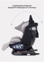 Детское автокресло Rant Nitro Plus  Isofix| Рост детей 40-150 см | Бежевое| Группа 0-1-2-3 (0 - 36 кг) | С поворотной базой на 360