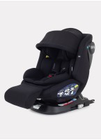 Детское автокресло Rant Nitro Plus  Isofix| Рост детей 40-150 см | Черное | Группа 0-1-2-3 (0 - 36 кг) | С поворотной базой на 360