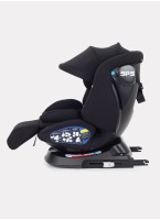 Детское автокресло Rant Nitro Plus  Isofix| Рост детей 40-150 см | Черное | Группа 0-1-2-3 (0 - 36 кг) | С поворотной базой на 360
