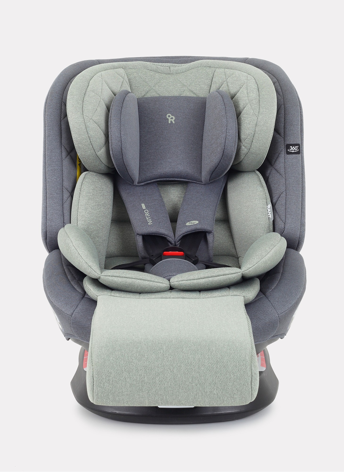 Детское автокресло Rant Nitro Plus  Isofix| Рост детей 40-150 см | Зеленое | Группа 0-1-2-3 (0 - 36 кг) | С поворотной базой на 360