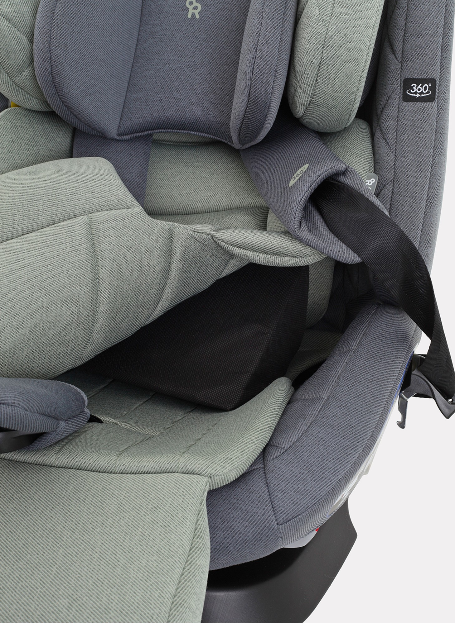 Детское автокресло Rant Nitro Plus  Isofix| Рост детей 40-150 см | Зеленое | Группа 0-1-2-3 (0 - 36 кг) | С поворотной базой на 360