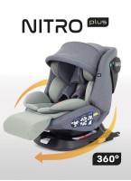 Детское автокресло Rant Nitro Plus  Isofix| Рост детей 40-150 см | Зеленое | Группа 0-1-2-3 (0 - 36 кг) | С поворотной базой на 360
