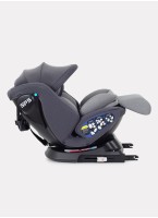 Детское автокресло Rant Nitro Plus  Isofix| Рост детей 40-150 см | Серое| Группа 0-1-2-3 (0 - 36 кг) | С поворотной базой на 360