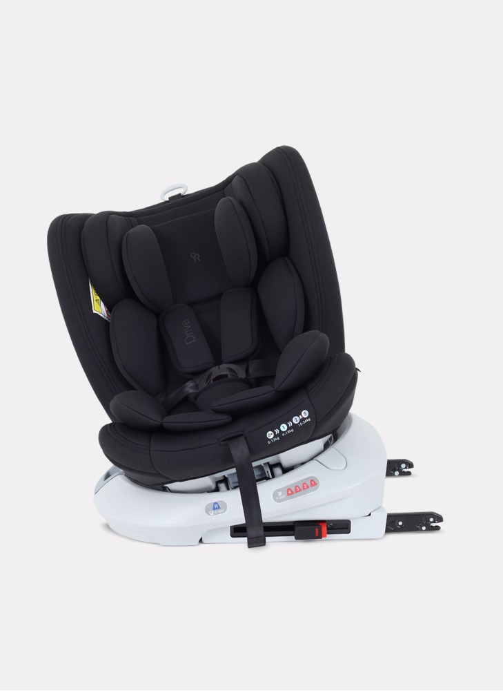 Детское автокресло Rant Drive Isofix для роста 40-150 см | Черное | Группа 0-1-2-3 (0 - 36 кг) | С поворотной базой на 360