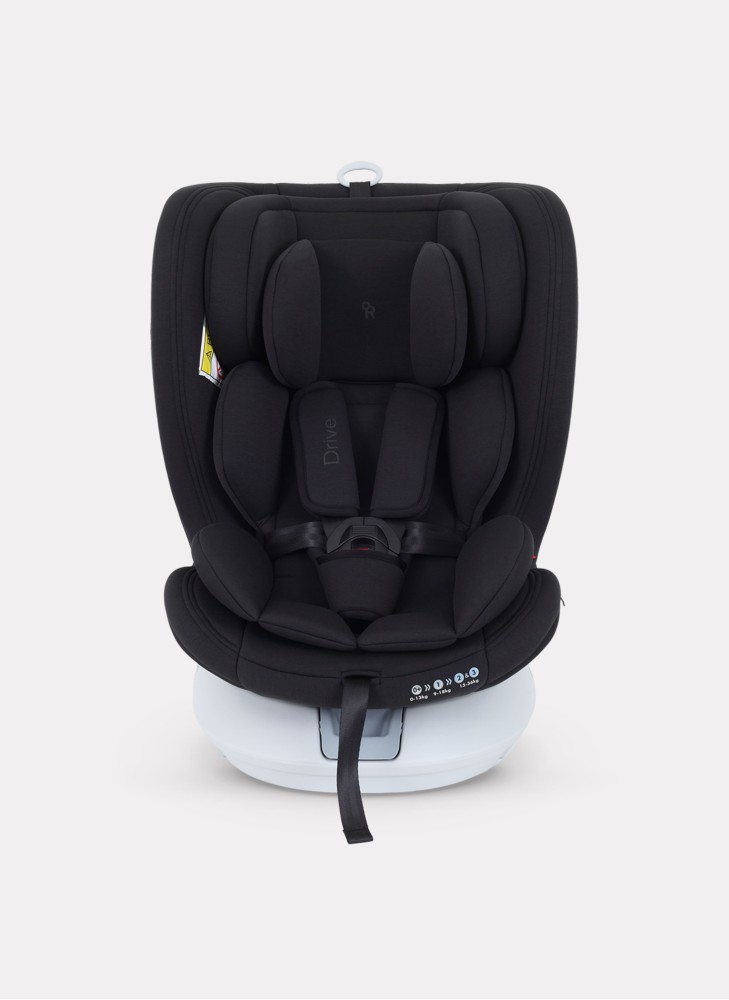 Детское автокресло Rant Drive Isofix для роста 40-150 см | Черное | Группа 0-1-2-3 (0 - 36 кг) | С поворотной базой на 360