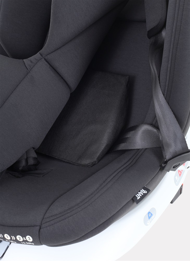 Детское автокресло Rant Drive Isofix для роста 40-150 см | Черное | Группа 0-1-2-3 (0 - 36 кг) | С поворотной базой на 360