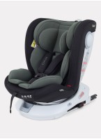 Детское автокресло Rant Drive Isofix для роста 40-150 см | Зеленое | Группа 0-1-2-3 (0 - 36 кг) | С поворотной базой на 360
