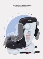 Детское автокресло Rant Drive Isofix для роста 40-150 см | Серое | Группа 0-1-2-3 (0 - 36 кг) | С поворотной базой на 360
