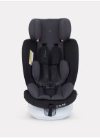 Детское автокресло Rant Drive Isofix для роста 40-150 см | Серое | Группа 0-1-2-3 (0 - 36 кг) | С поворотной базой на 360