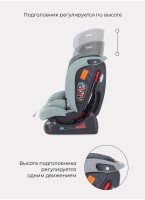 Детское автокресло Rant Matrix Active Line | Группа 0-1-2-3 (до 36 кг) | для роста 40-145 см | Зеленый цвет | Для детей от 0 до 12 лет