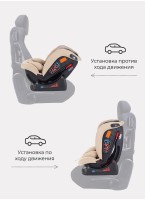 Детское автокресло Rant Matrix Active Line | Группа 0-1-2-3 (до 36 кг) | для роста 40-145 см | Бежевый цвет | Для детей от 0 до 12 лет