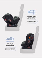 Детское автокресло Rant Matrix для роста 40-145 см | Серое | Группа 0-1-2-3 (до 36 кг) | Для детей от 0 до 12 лет