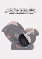Детское автокресло Rant Matrix для роста 40-145 см | Бежевое | Группа 0-1-2-3 (до 36 кг) | Для детей от 0 до 12 лет