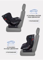 Детское автокресло группы 0-1 Rant Pilot | 0-18 кг | С рождения до 4 лет | Для роста ребенка 40 - 105 см | Цвет серый