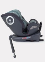 Детское автокресло Rant MultiFix с креплением Isofix | Рост детей 40-150 см | Зеленое | Группа 0-1-2-3 (0 - 36 кг) | С поворотной базой на 360