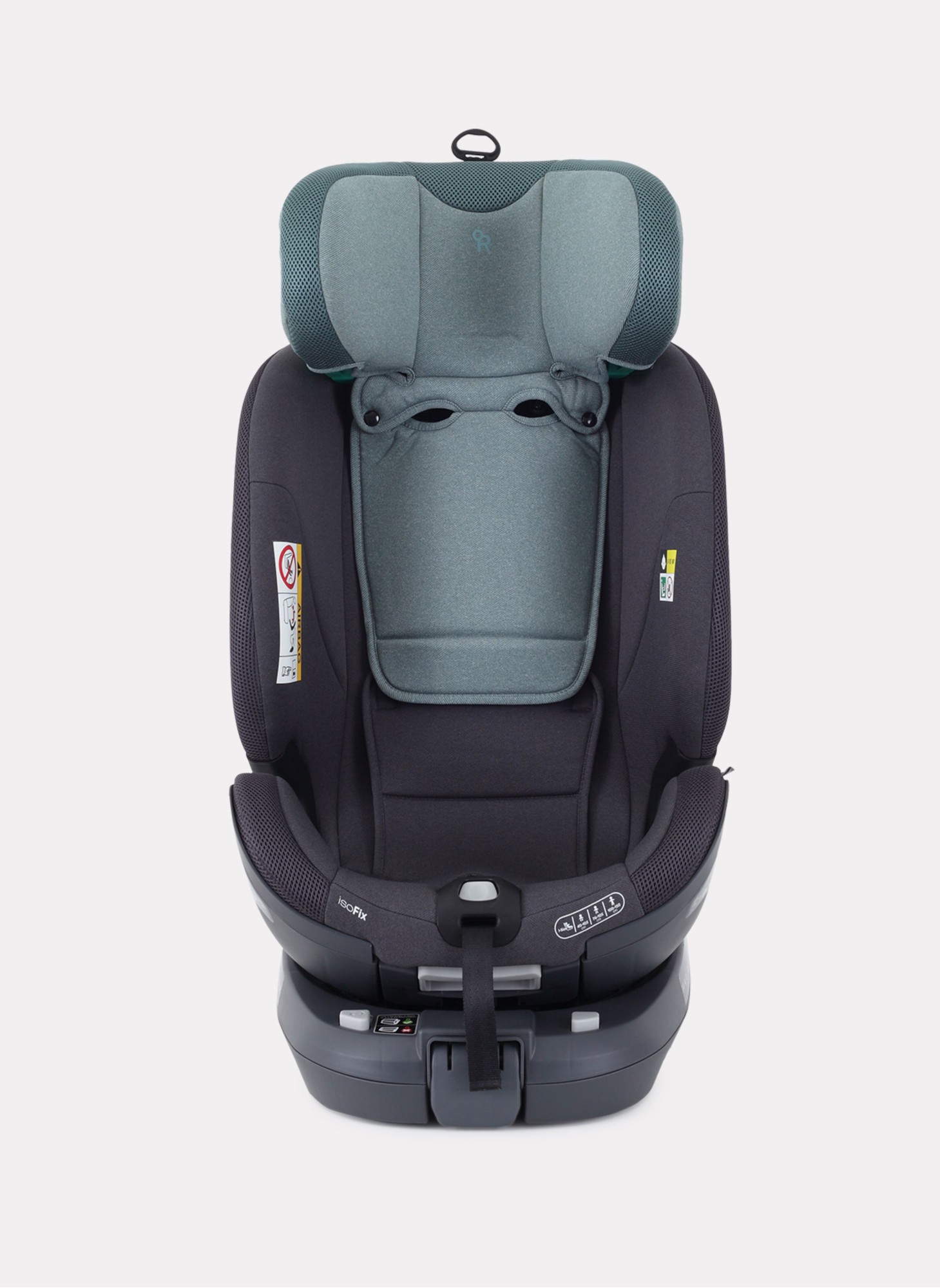 Детское автокресло Rant MultiFix с креплением Isofix | Рост детей 40-150 см | Зеленое | Группа 0-1-2-3 (0 - 36 кг) | С поворотной базой на 360