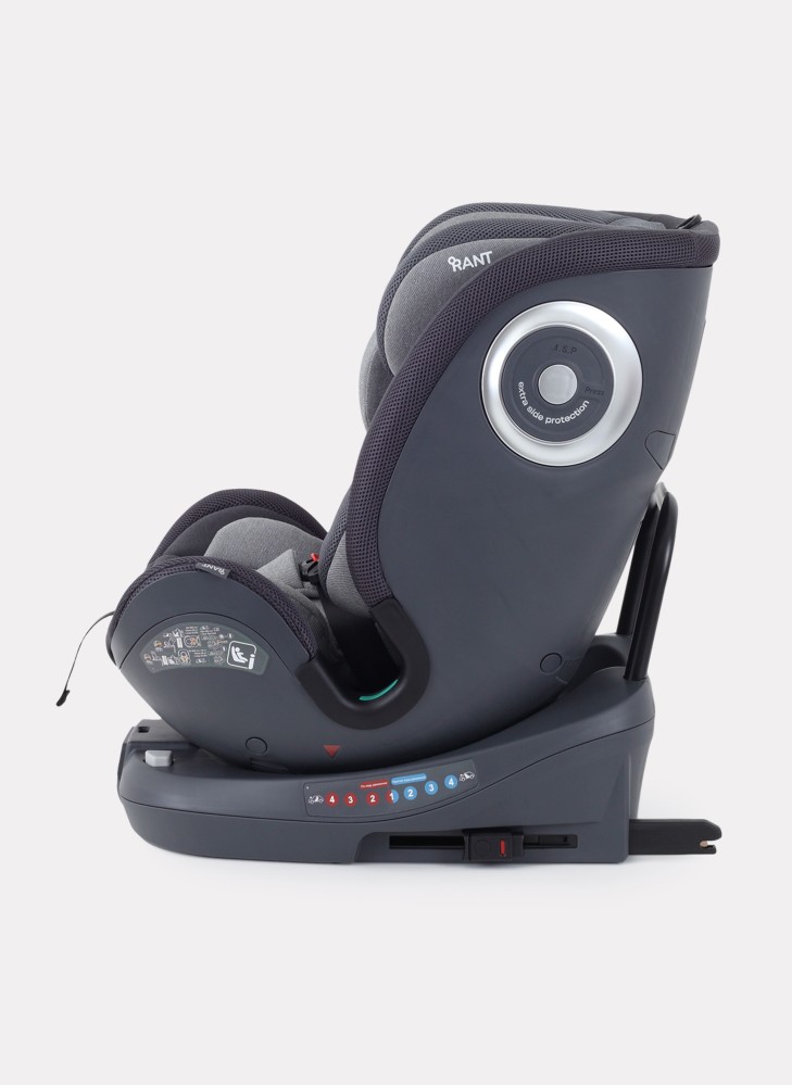 Детское автокресло Rant MultiFix с креплением Isofix | Рост детей 40-150 см | Зеленое | Группа 0-1-2-3 (0 - 36 кг) | С поворотной базой на 360