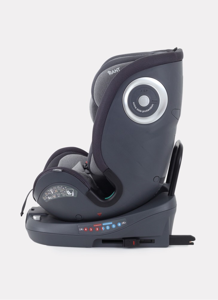 Детское автокресло Rant MultiFix с креплением Isofix | Рост детей 40-150 см | Зеленое | Группа 0-1-2-3 (0 - 36 кг) | С поворотной базой на 360